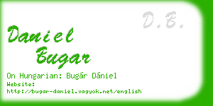 daniel bugar business card